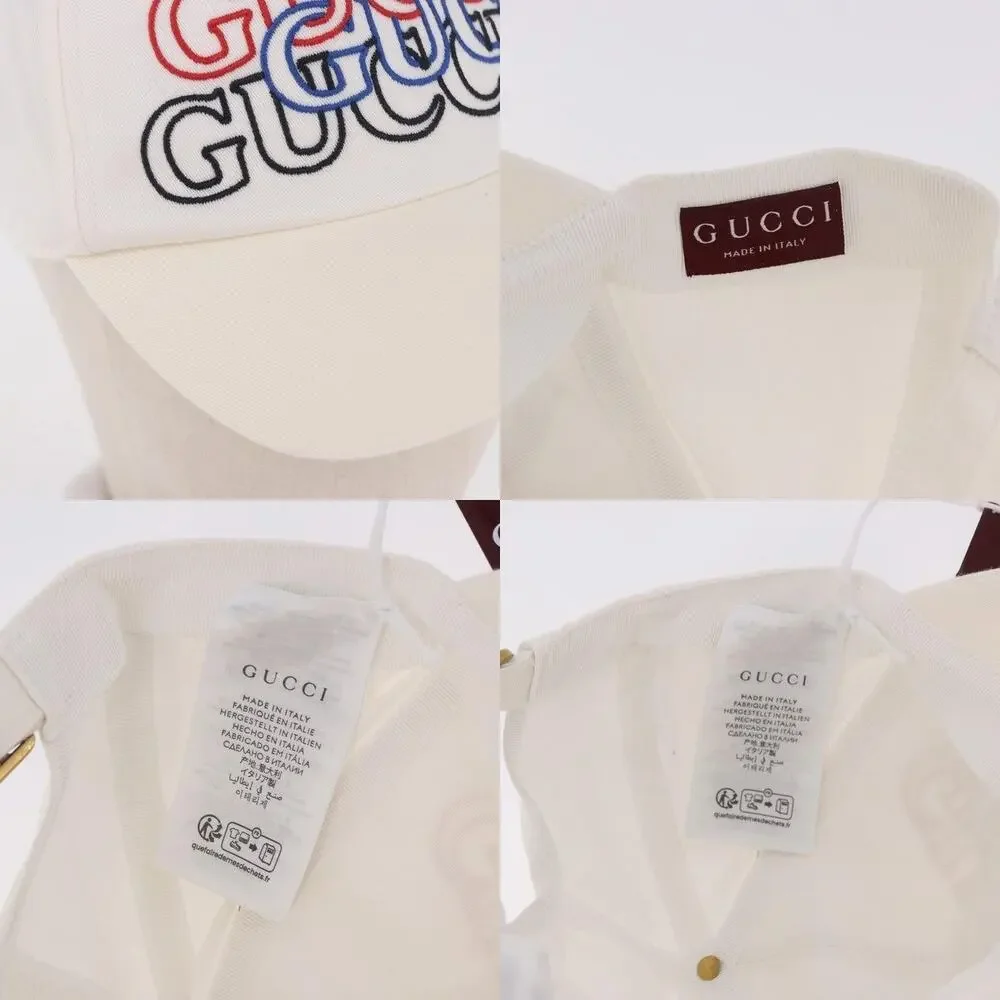 Gucci Cotton Cap S White